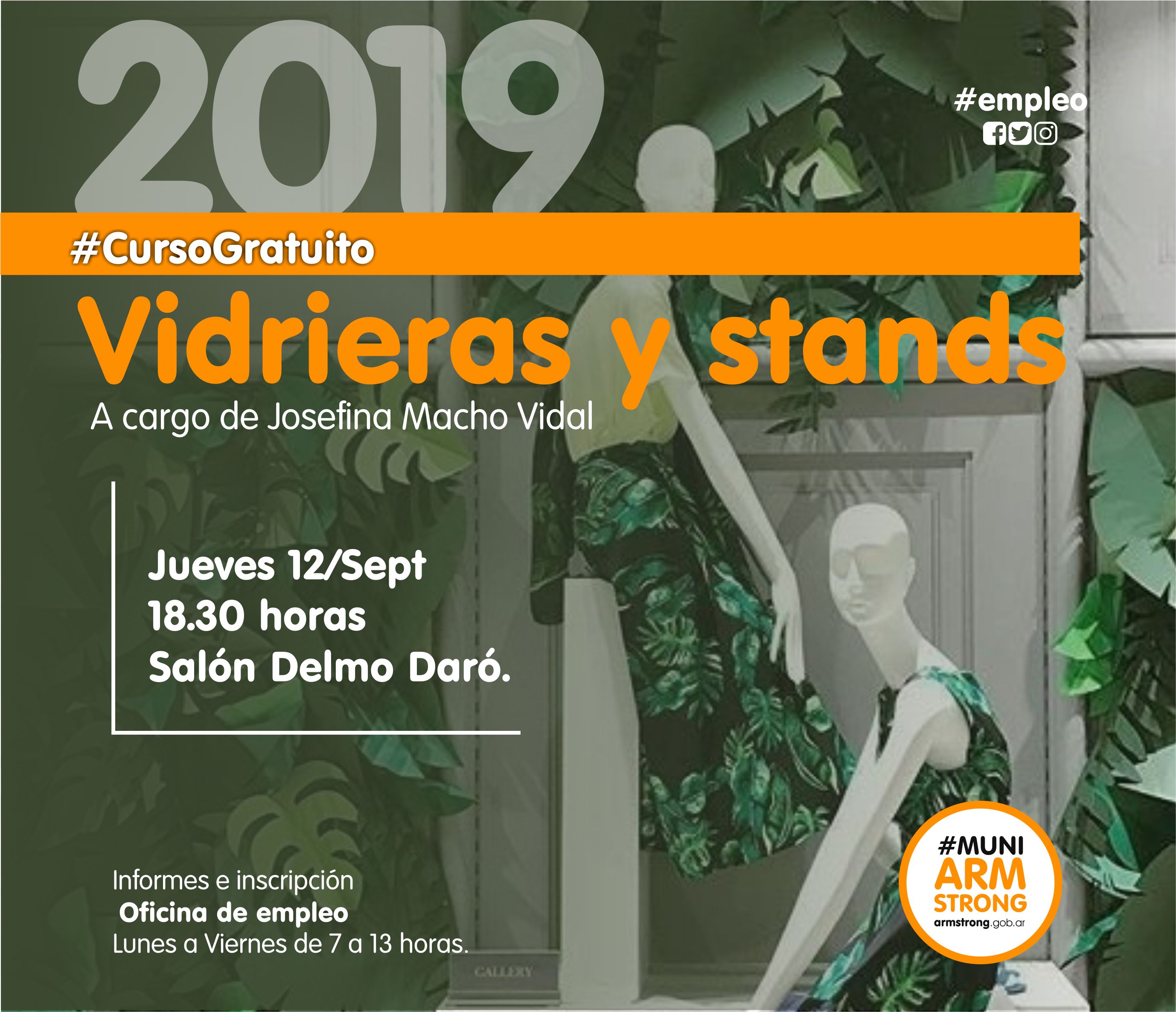 curso vidrieras y stands