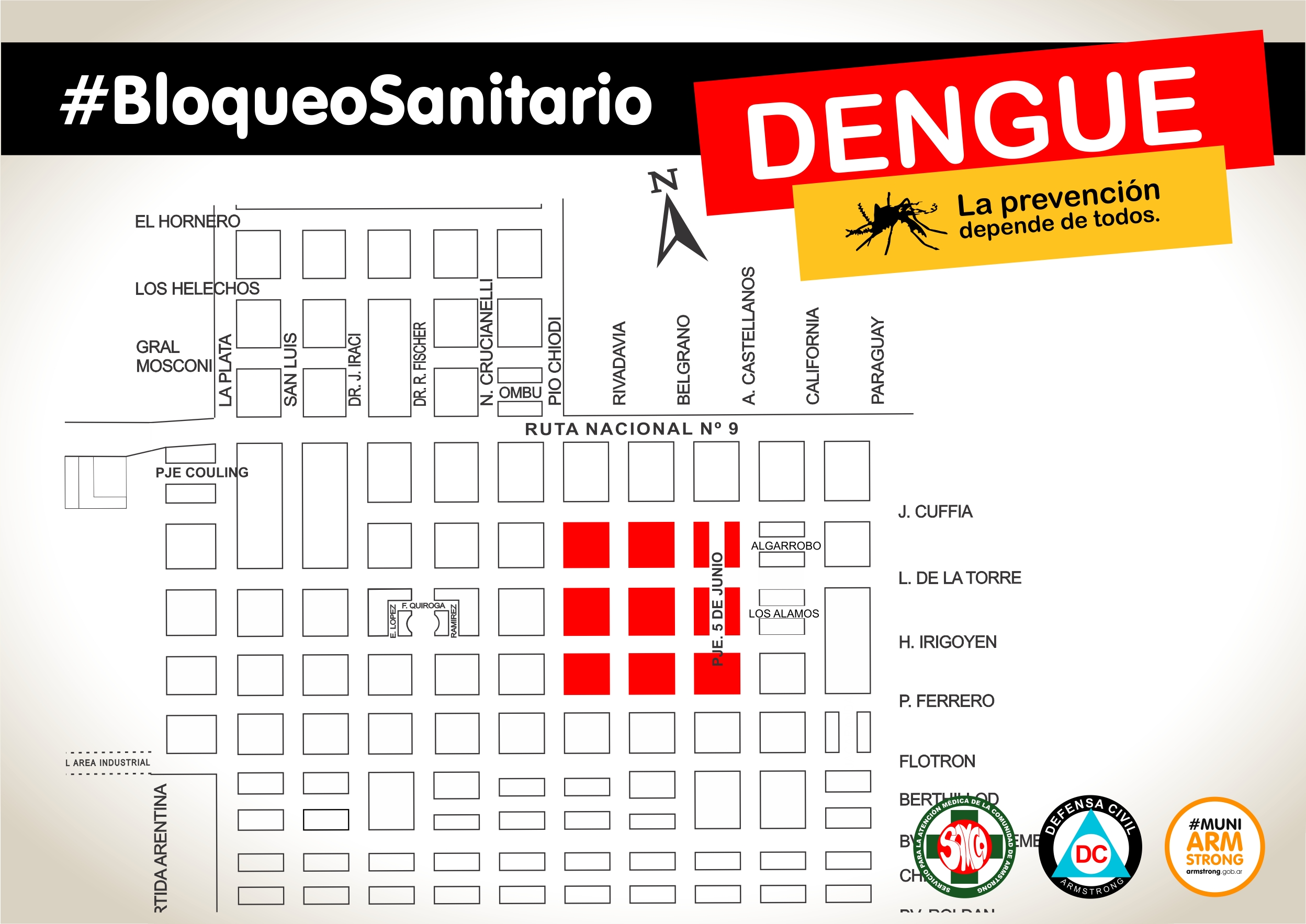 bloqueo sanitario dengue 2020