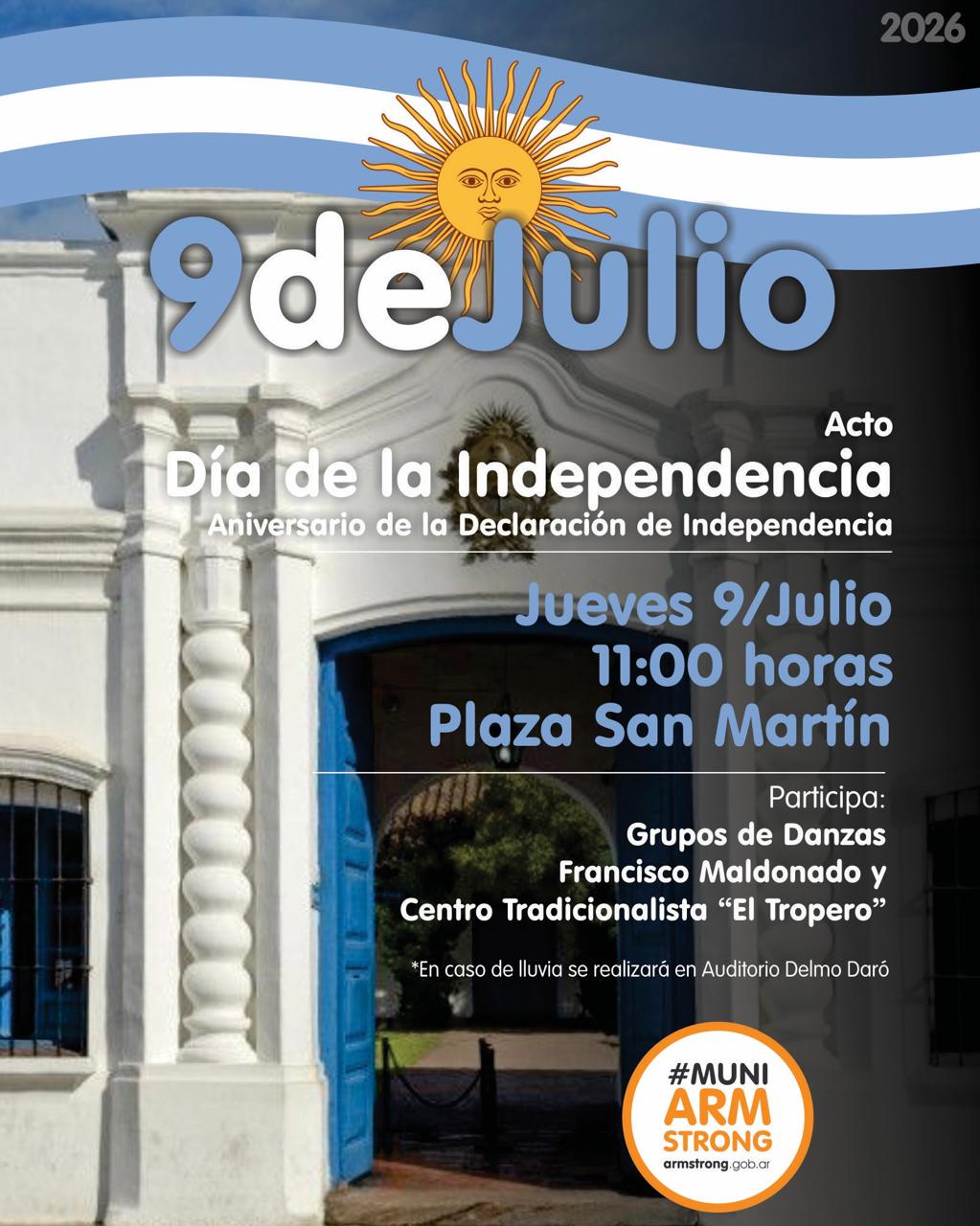 Acto oficial 9 de Julio de 2026