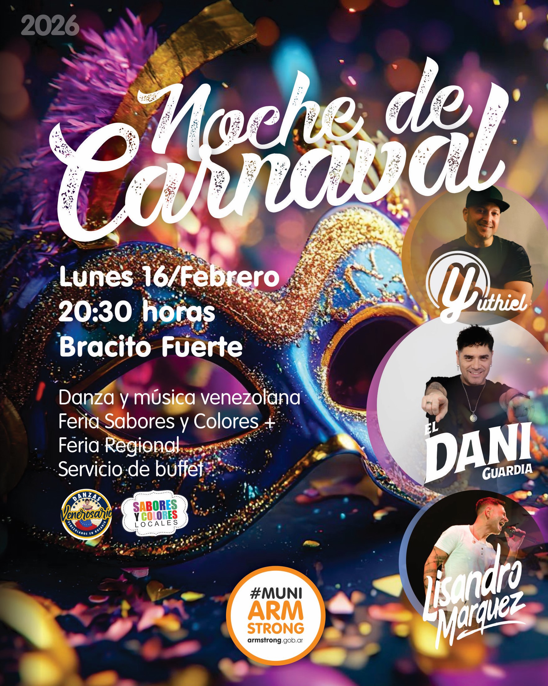 Noche de carnaval 2026