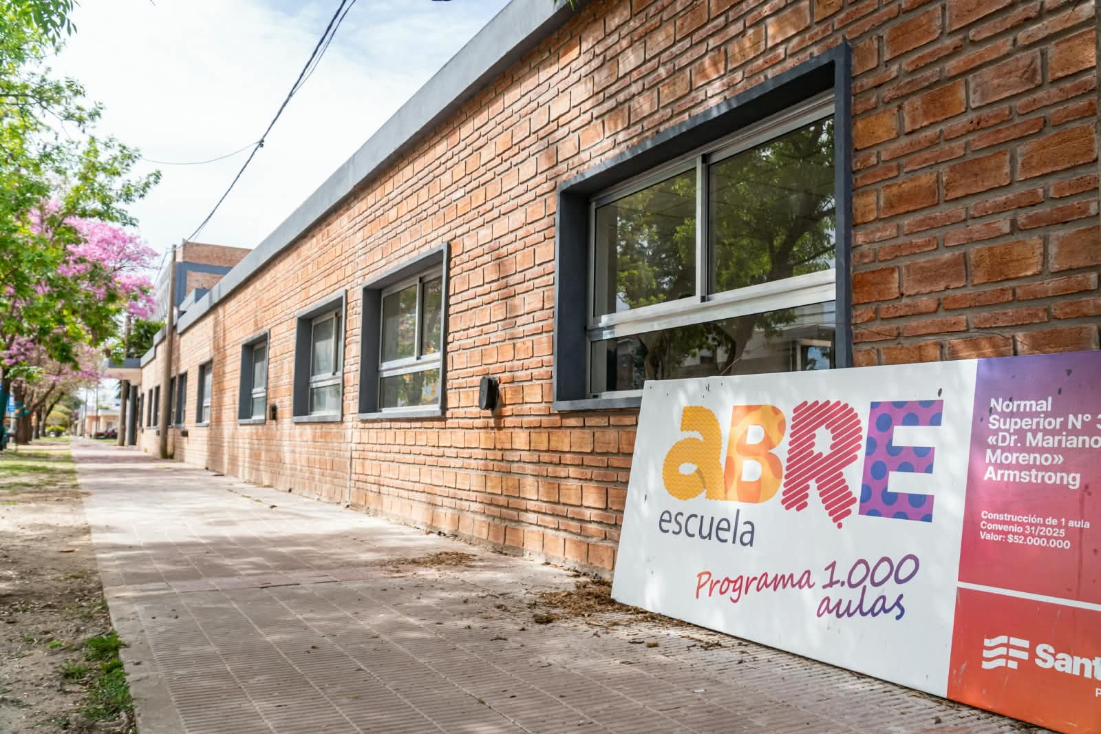 Nueva aula en el Jardín de la Escuela Nº 33
