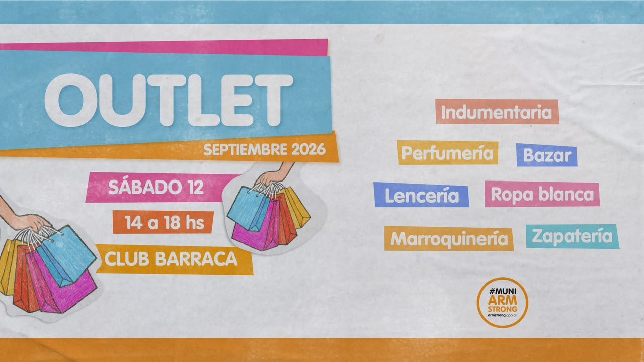 Este sábado 12 hay outlet